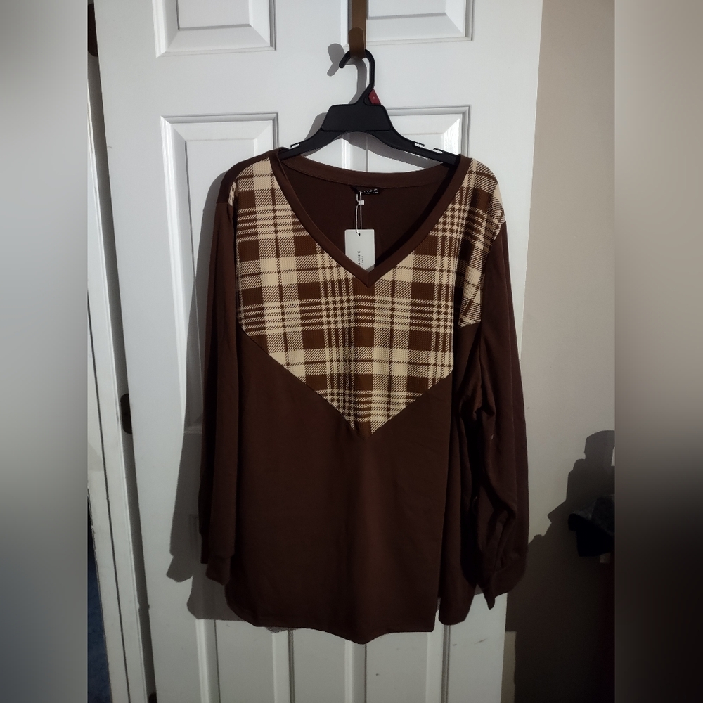 BloomChic Chocolate Knit Top